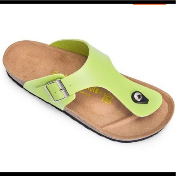 birkenstock gizeh green